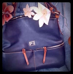 Navy blue Dooney and Bourke bag